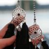 Wall Hanging Car Ornament Handmade Dream Catcher Wind Chimes Feather Car Pendant Dreamcatcher