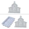 Love House Candlesticks Resins Moulds DIY House Candle Holder Silicone Molds Castings Moulds for Table Home Decorations