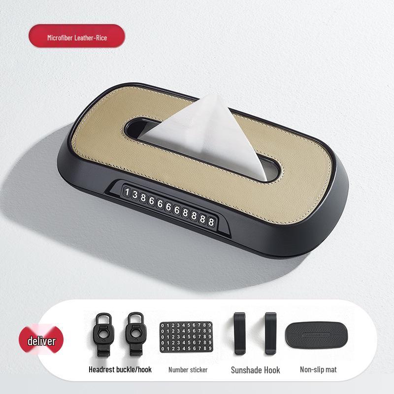 Tesla Model 3/Y/X/S Car Tissue Box - Car Interior Accessory