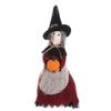 Funny Broom Witch Decoration Hug Pumpkin Halloween Witch Pendant  Haunted House