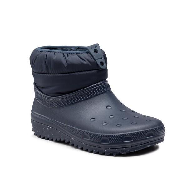 Ботинки Crocs Classic Neo Puff Shorty W 207311, темно-синие