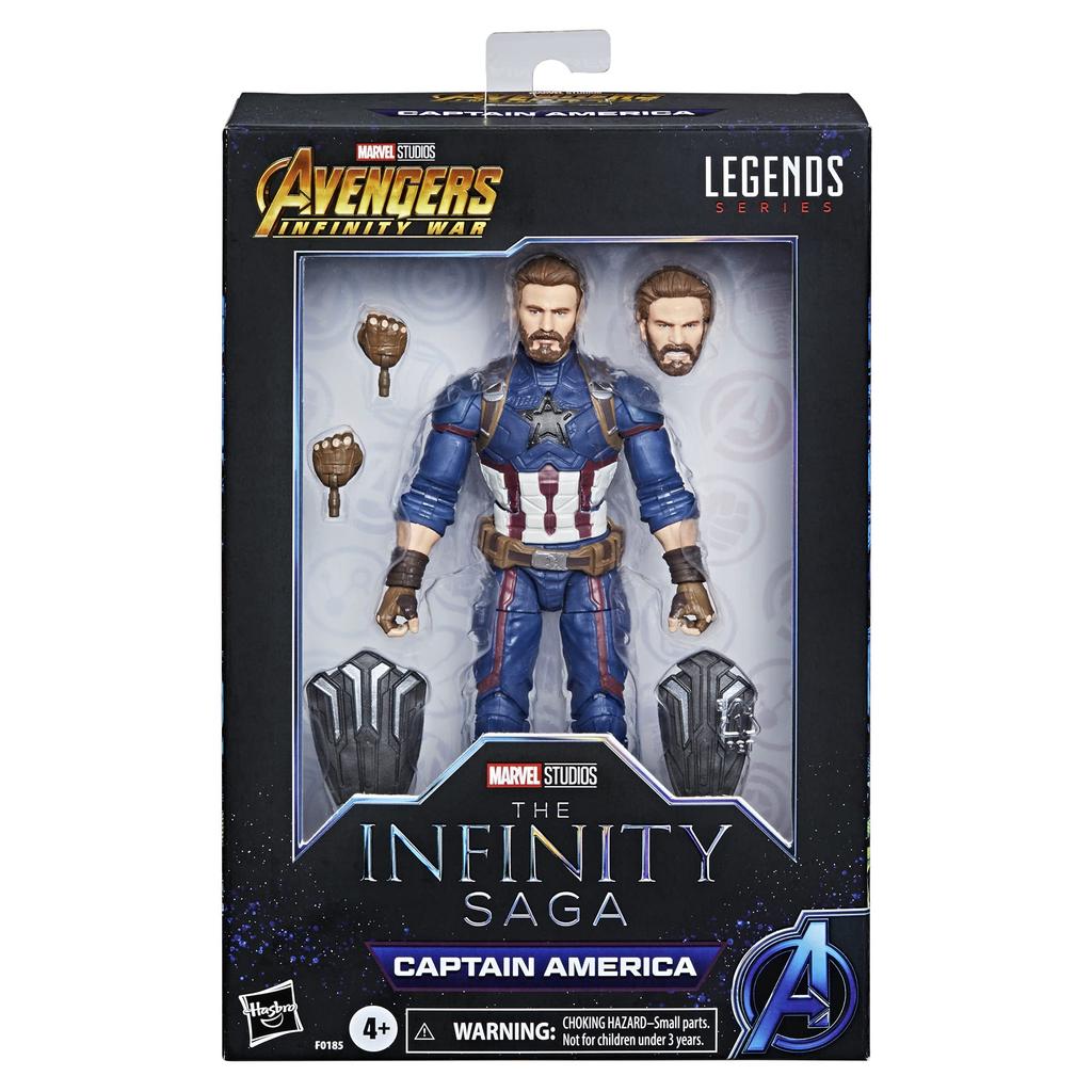 Marvel Hasbro Avengers Infinity Hasbro Legends Series 15cm Captain America Action Figure Premium Design with 5 Accessories Multicolor F01855L0