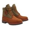 Timberland Heritage 6-Inch Waterproof Boots (Men’s / MD Brown Nubuck W/ Green / Wide) 25.5 Cm / US 7.5 / W