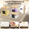 3 Pack Laundry Room Organization and Storage Containers,GlintGath Laundry Pod Containers & Dryer Sheet Holder with Spoon