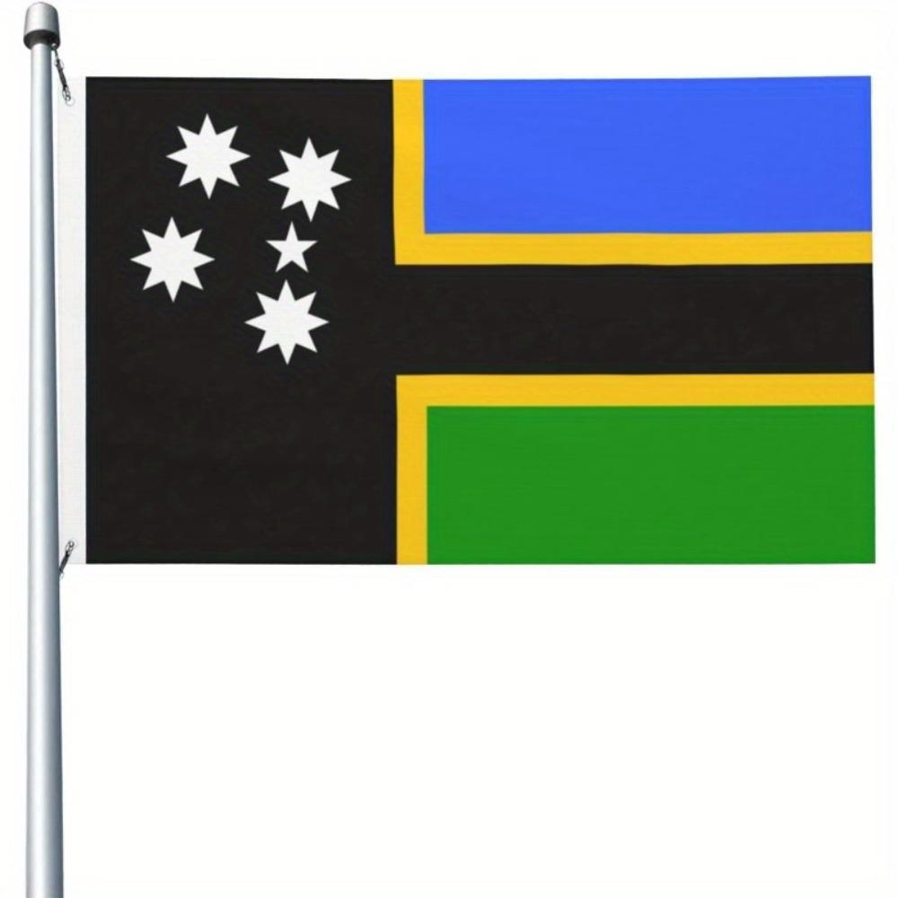 91.44X152.4 cm Australian South Sea Island Flag, Humorous Design, Easy to Display; Perfect for Holidays, Parties, And Decorating Indoor Or Outdoor Spa