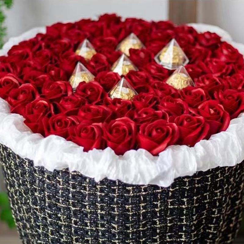 10 шт. прозрачная мини-коробка для шоколада, пластиковая упаковка для конфет в виде трюфелей, подарочная коробка на День святого Валентина, принадлежности для украшения свадебной вечеринки