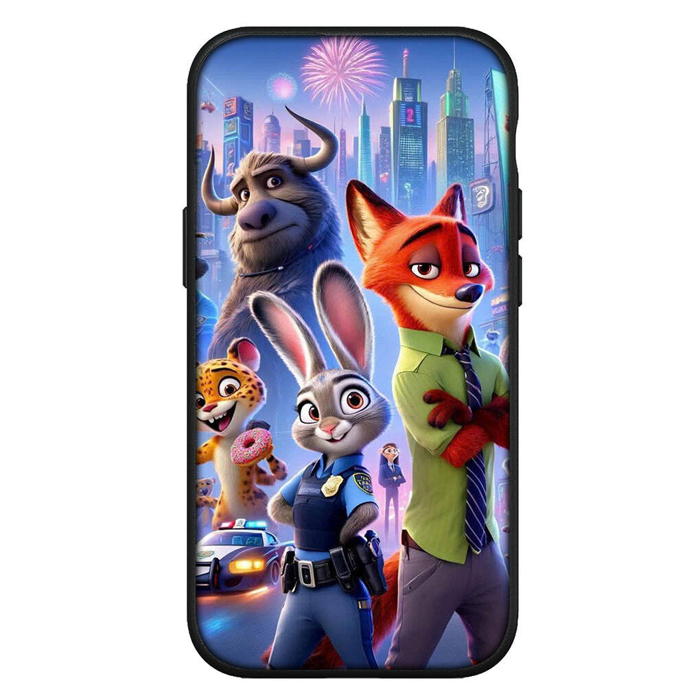 Для Samsung Galaxy S25 S24 S23 iPhone 17 16 15 Xiaomi Redmi Note 14 13 12 11 Plus Pro Max XR Чехол для телефона Zootopias 2 Джуди Ник Гэрис OPPO Huawei
