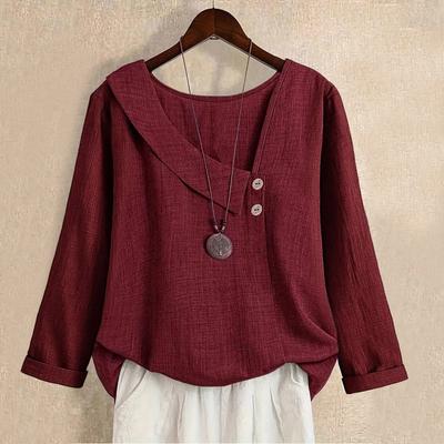 Женский пуловер с длинным рукавом, свободный, однотонный, повседневный, модный туник, рубашка