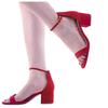High-heeled Shoes Wedding Party Shoe Lady Girl Summer Women's Fashion Sexy Open Toe Thick Heel Shoe