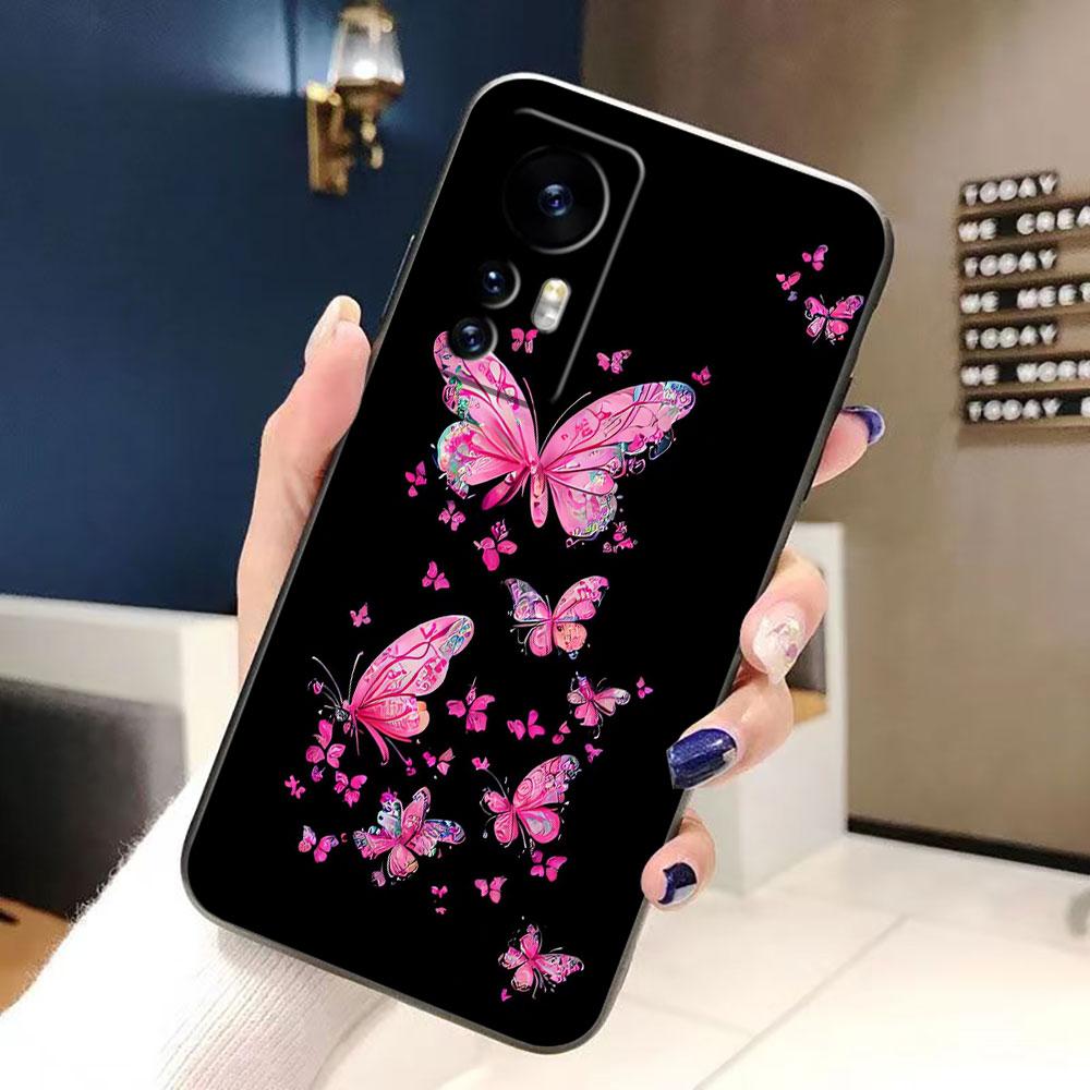 Красивый Стильный Чехол-бабочка для телефона Xiaomi 15 15T 14 14T 13 12T 11 11T POCO F8 F7 F6 F5 X7 X5 M6 M7 PRO Ultra Case