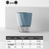 Thickened transparent self-watering green plant pot for home use, suitable for lazy people, high-end indoor green plant vessel