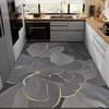 Diatom Mud Kitchen Mat Non-Slip Oil-Resistant Water-AbsorbentWipeable No-Wash Doormat Dirt-Resistant Waterproof Wall-to-Wall Carpet