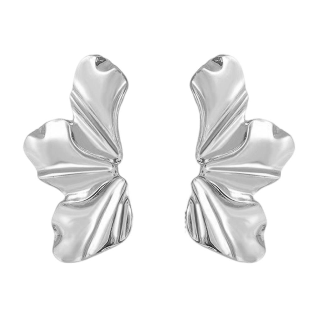 Модные прочные серьги из сплава с уникальными лепестковыми узорами для офисных работников и студентов
