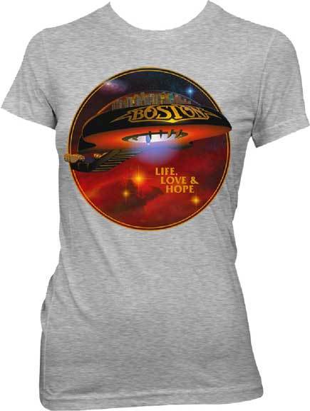 BOSTON - Life Love Hope - S,M,L,XL Brand New Juniors Top T Shirt Mens Womens Tees Top top Official