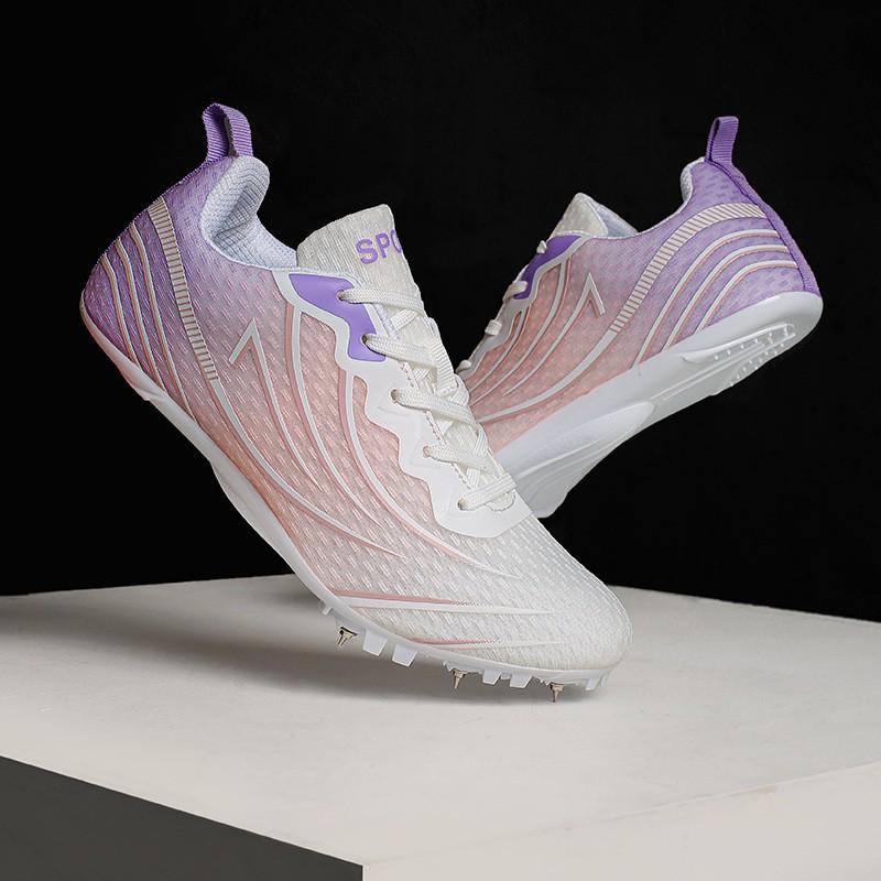 Lightweight Track Spikes Students Youth Running Jump Training Low-Cut Athletic Shoes Unisex