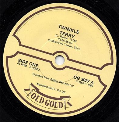 7-дюймовая пластинка TWINKLE - Терри / Золотые огни OG9027 Старое золото Великобритания Поп Б/У