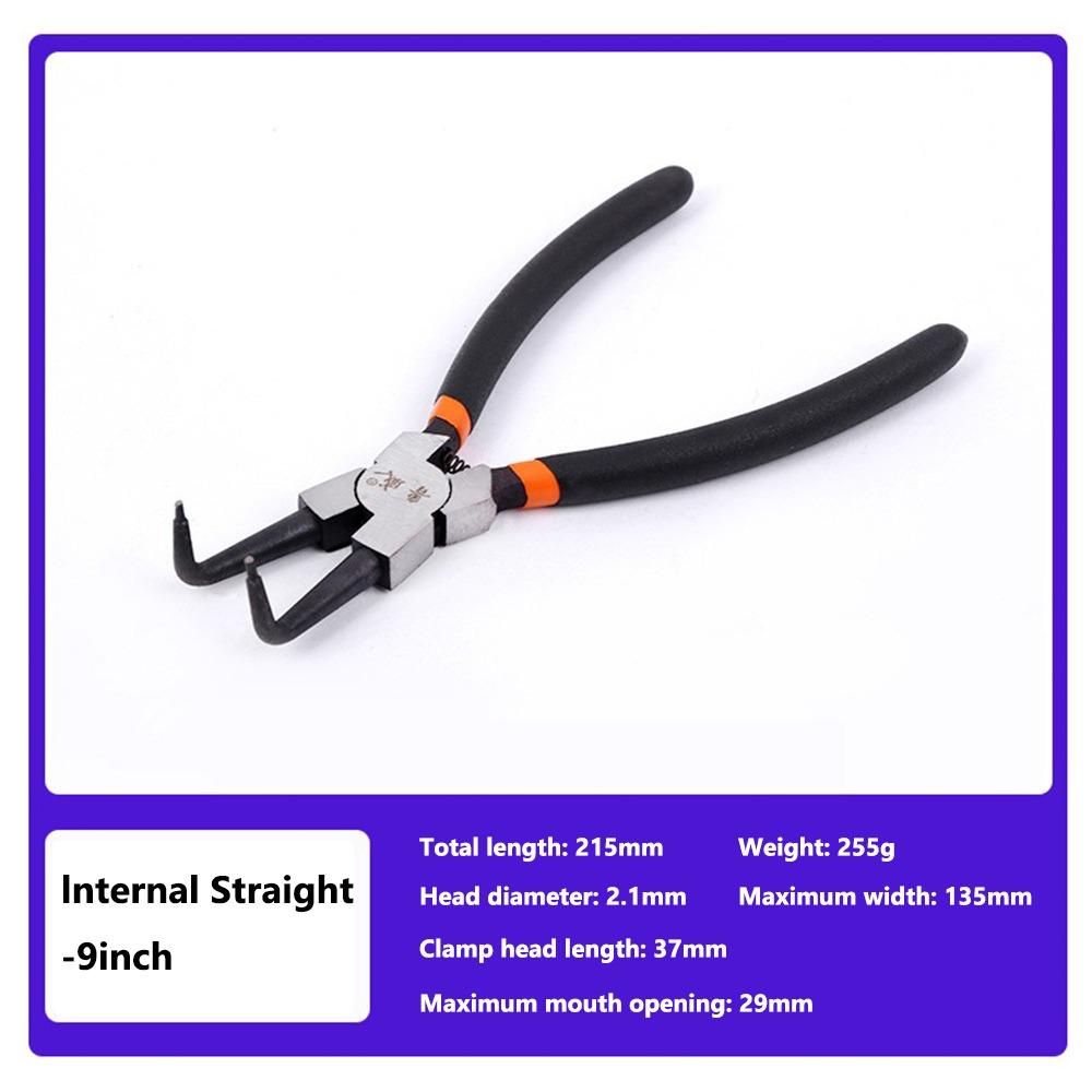 Hand Tool Snap Ring Pliers High Carbon Steel Snap Rings Puller Fishing Tool