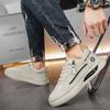 Мужская обувь 2025 новинка высококлассная повседневная обувь на платформе, трендовая обувь, удобная, универсальная белая обувь