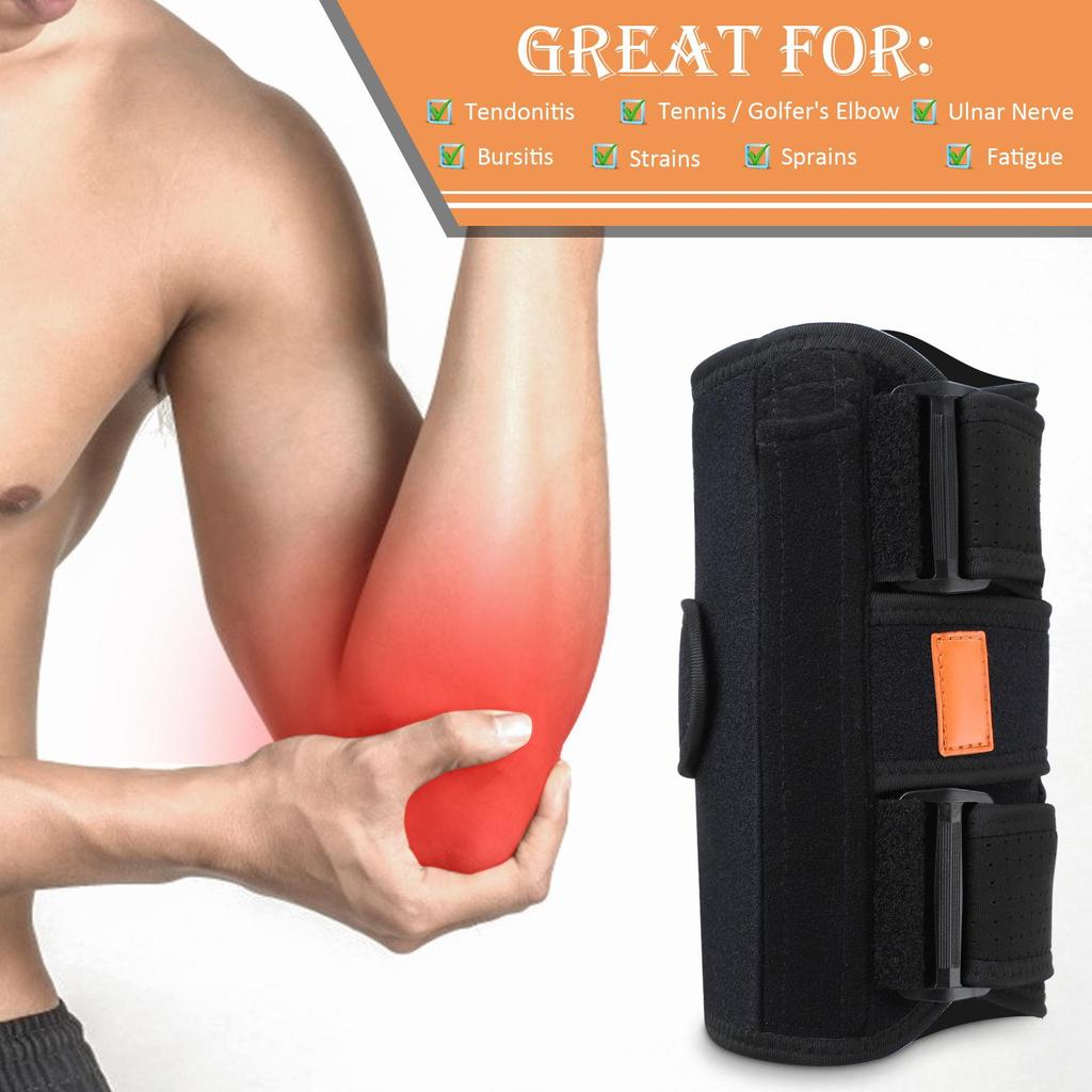 Elbow Joint Recovery Arm Splint Brace Support Protect Band Belt