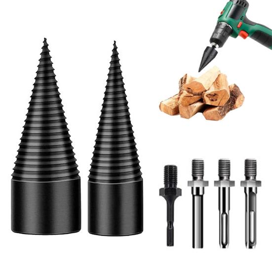 Набор сверл для дров Сверхпрочный Колун для дров Съемные Электродрели Винтовой конус