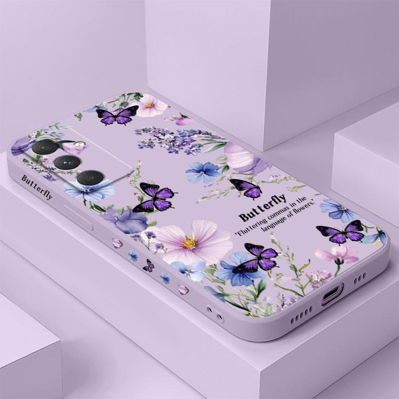 Butterfly Lovers Phone Case For Samsung Galaxy A17 A56 A36 A26 A16 A06 A55 A35 A25 A15 A05 A05S A54 A34 A24 A14 A04 A04E 4G 5G