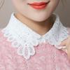 Girls' Lace Stand-Up Frill Collar: Autumn & Winter Versatile Decorative Shirt Layer