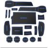 Non-slip Auto Interior Door Gate Pad Cup Mat for Nissan Qashqai J11  ,17pcs/lot,car Accessories
