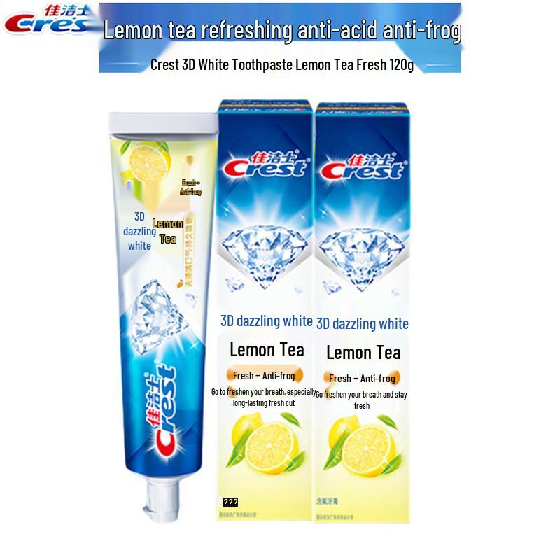 Crest 3D White Deep Clean Lemon Tea Toothpaste