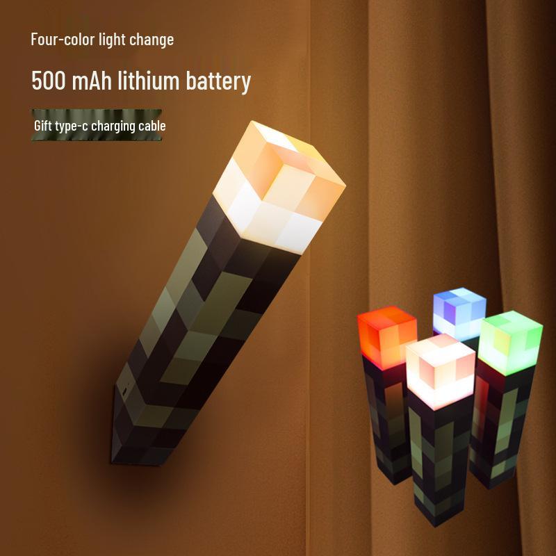 Magnetic Torch Lamp for Gaming Decor - Night Light and Atmosphere Model