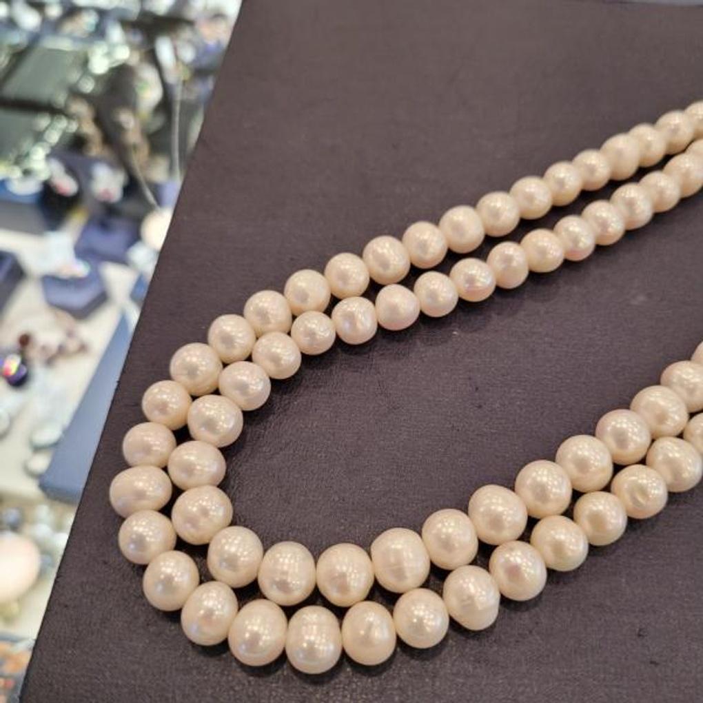Atria Freshwater Pearl Double Row N 10mm Necklace JQNNEJJ0005WHF