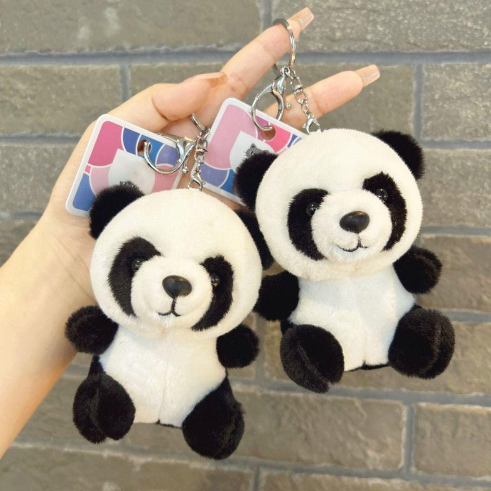 Сумка с подвеской в виде плюшевой панды, кукла, плюшевый брелок в виде панды, детская игрушка