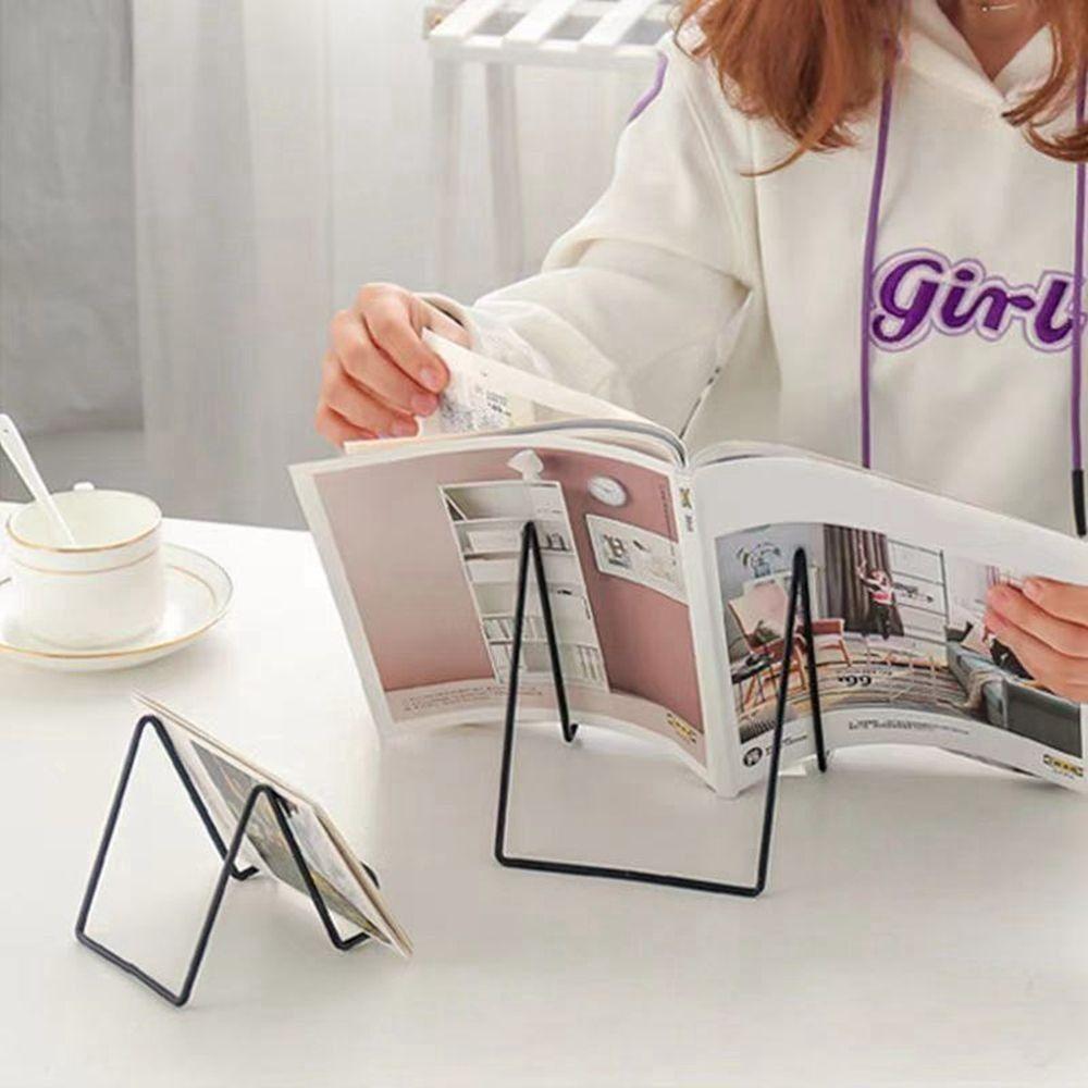 Photo Iron Magazine Rack Picture Display Stand Holder INS Book Storage Rack Tabletop