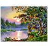 Diamond Embroidery Scenery Picture Of Rhinestones Diamond Painting Cross Stitch Tree Mosaic Home Decor