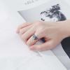 Korea Dongdaemun Smiley Face Ring Female Ins Hip Hop Positive Energy Ring Index Finger Ring