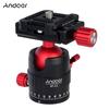 Alloy Panoramic Ball Head+360 Degree Rotation QR Plate for Camera Tripod Monopod