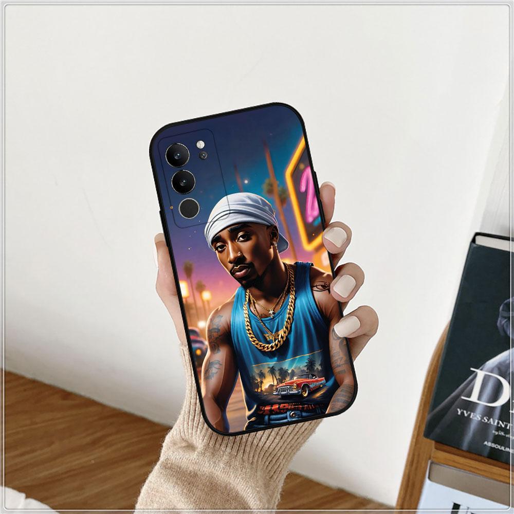 Чехол для телефона рэпера 2pac певца Tupac для VIVO V30 V29 V29E V27 V27E V25 V23 V23E V21 V21E V20 V20SE V17 V15 V11 V11I 5G PRO