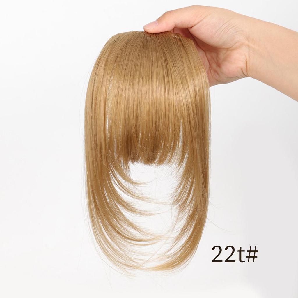 Synthetic Bangs with Extended Sideburns Hair Extensions - High-Temperature Silk, Multiple Colors