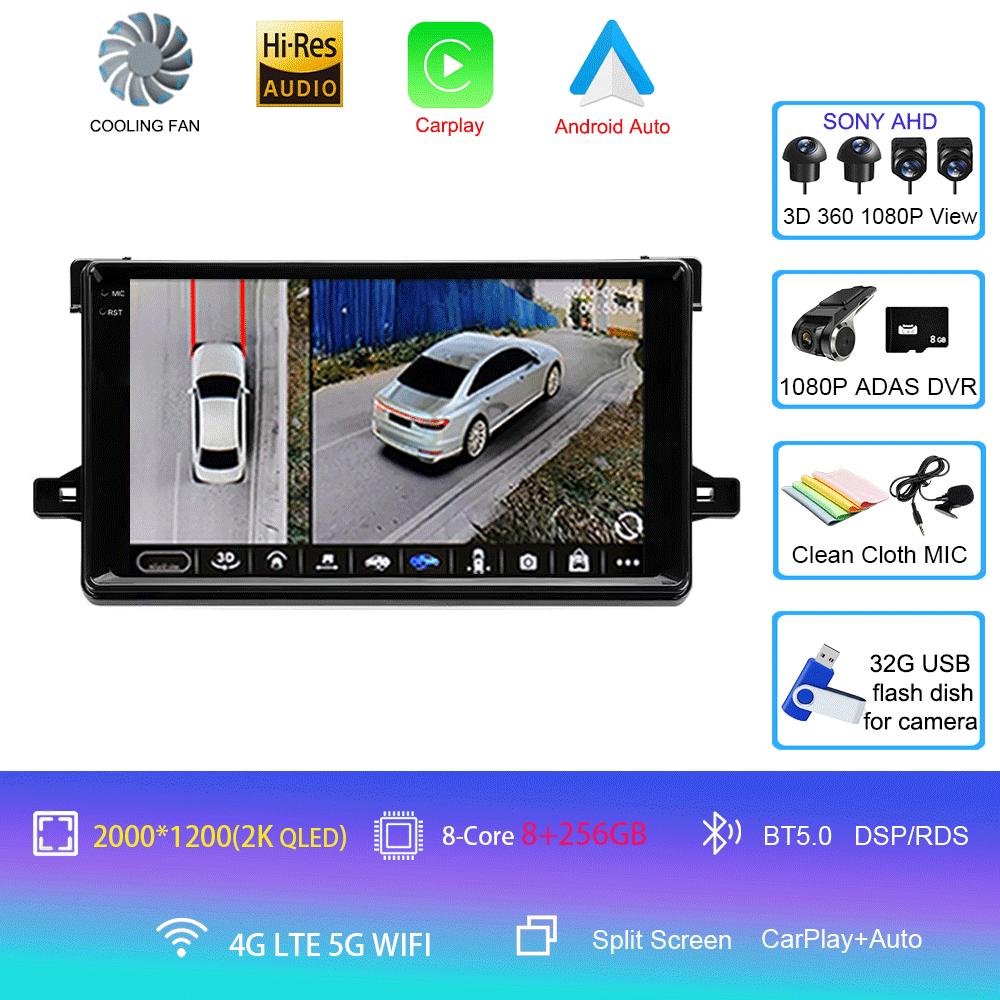 Android 14 для Toyota Prius XW50 2015 2016 2017 2018 2019 2020 Автомобильное радио GPS Carplay Мультимедийный плеер Навигация Стерео Авто BT