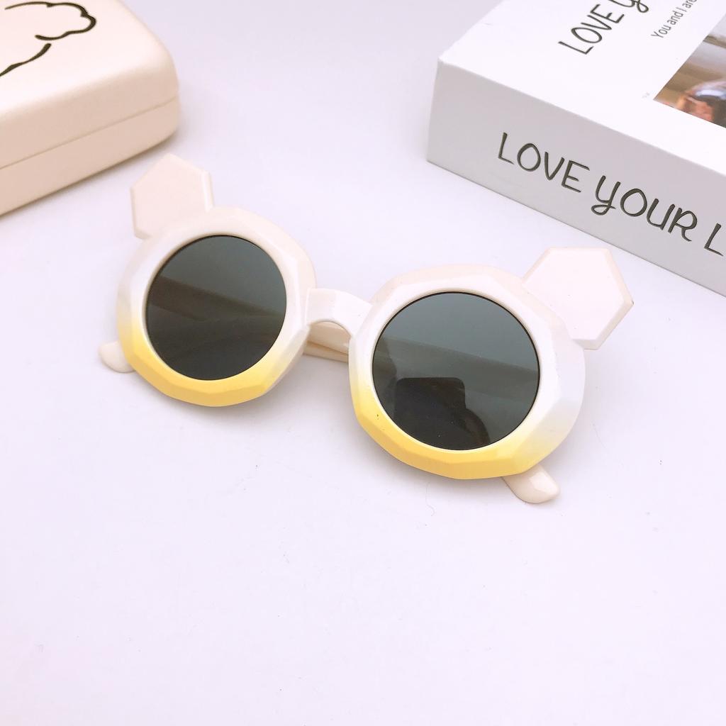 Cute Ears Children'S Sunglasses Trend Sunscreen Uv Protection Baby Sunglasses Travel Glasses
