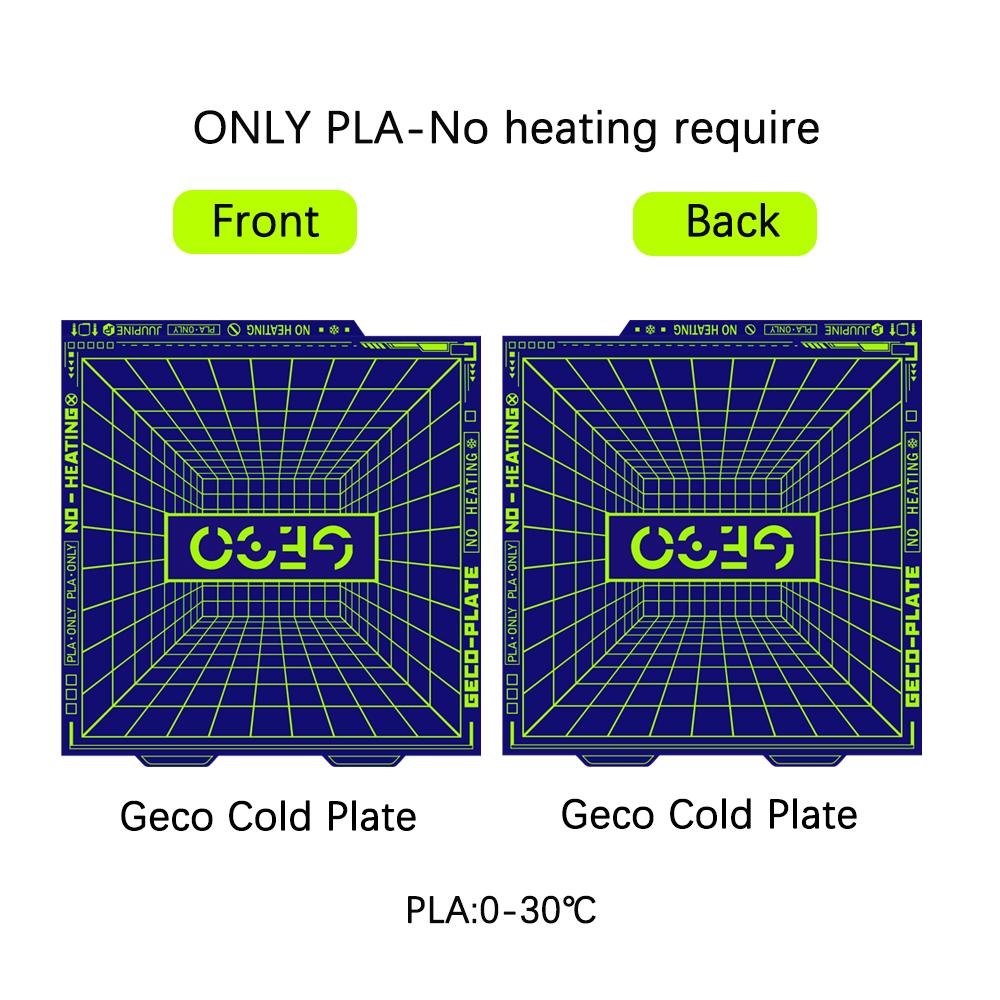 PEI/ PEO /PET/ PEY /Geco/ Glacier Cool Plate for Bambu Lab A1 Mini 184x184mm Build Plate SuperTack Low Temp Printing Build Plate