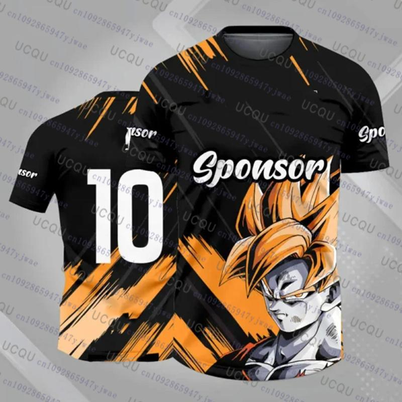 Модная Мужская Женская Футболка Goku Dragon Ball Модная 3D Печать Футболка Одежда Смешная С коротким рукавом Круглый вырез Bandai Косплей Футболка