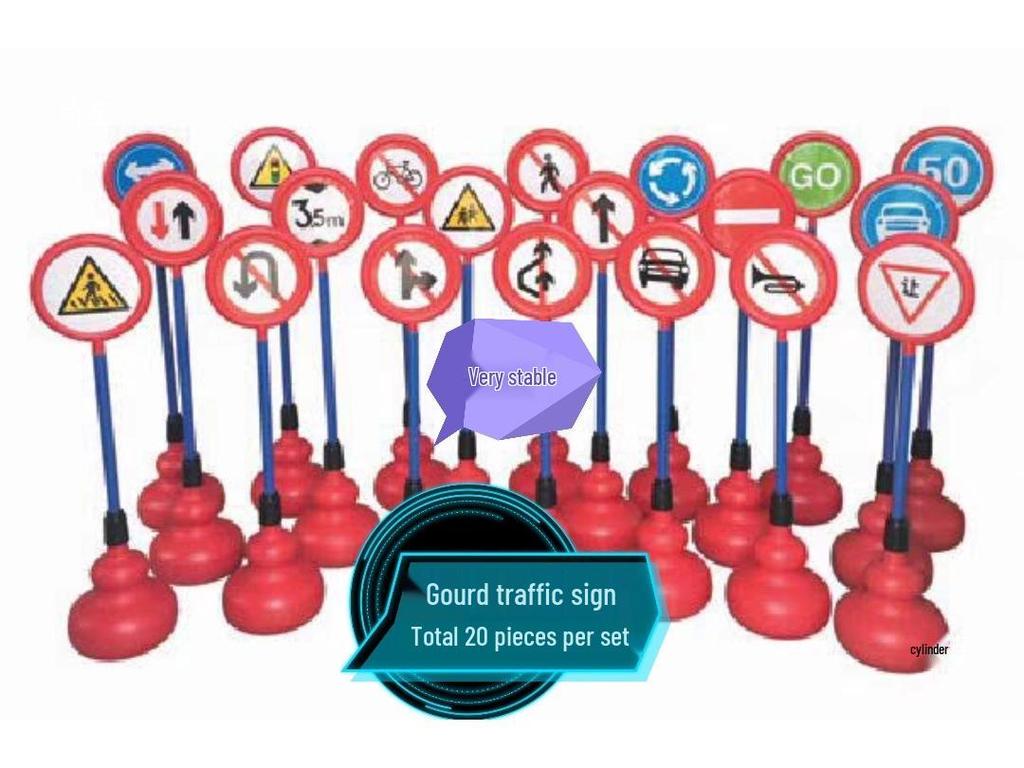 Kindergarten Outdoor Traffic Signs & Signals Set
