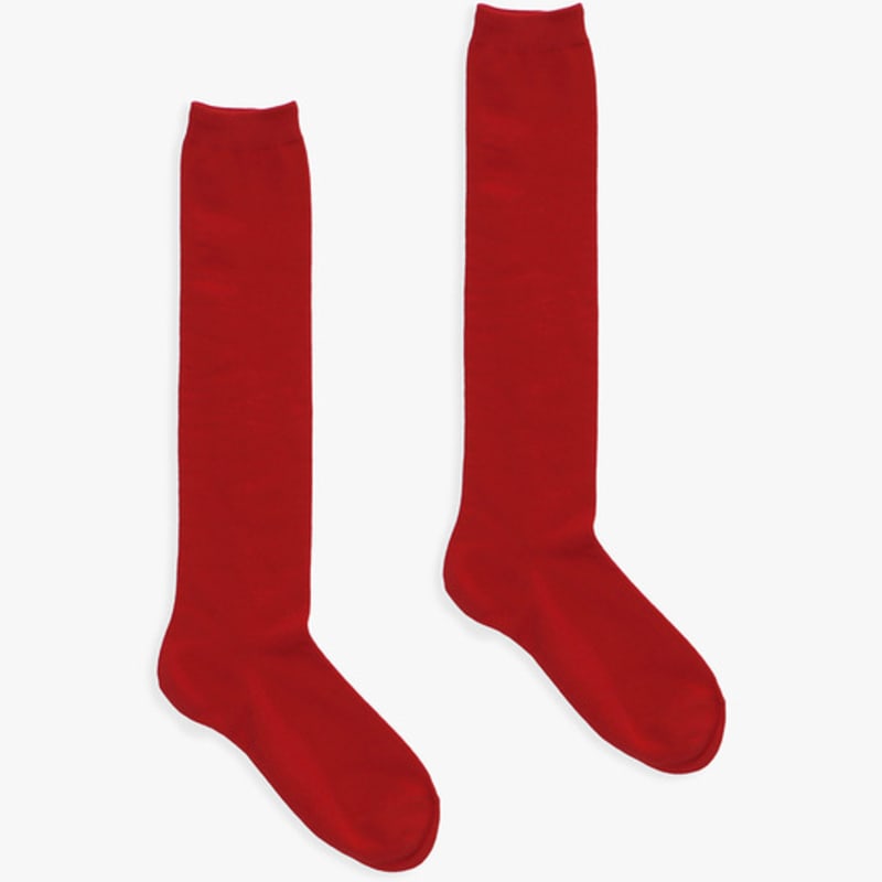 Розовые АНАНАСЫ [2шт 1комплект] БАЗОВЫЕ ГОЛЬФЫ ДО КОЛЕНА_КРАСНЫЕ