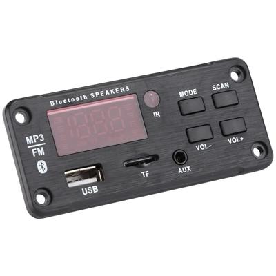 Автомобильный динамик Модуль Bluetooth 5.0, Цветной экран, Декодирование MP3 WMA WAV FLAC APE, с Пультом дистанционного управления