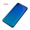 Задняя крышка для Xiaomi Redmi 7A, замена корпуса задней двери аккумулятора с объективом камеры с