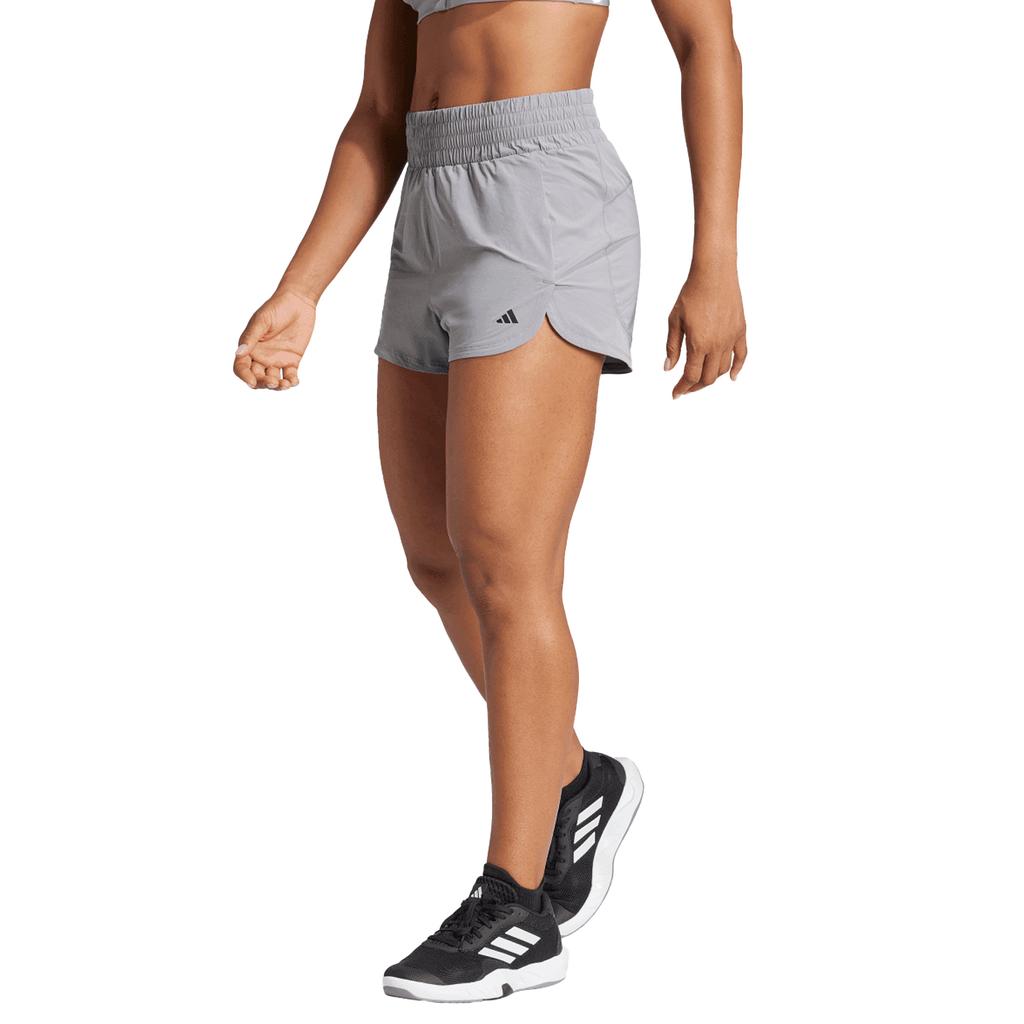 Adidas Женские/Дамские Люксовые Эластичные Тканые Шорты для Пота с Карманом на Молнии