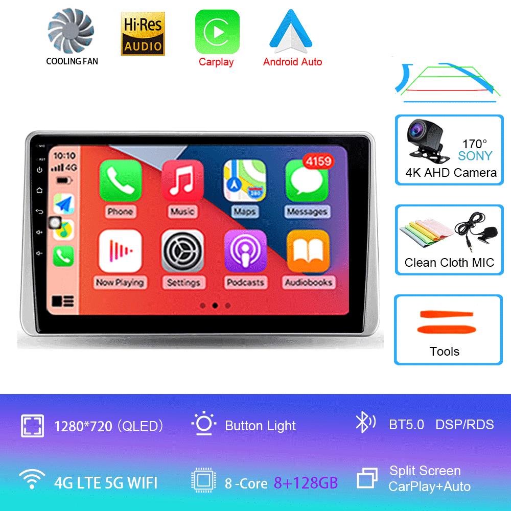 Автомобильное радио Android 14 Carplay Auto для Nissan Sentra 5 B15 1999-2006 GPS-навигация Мультимедиа Видеоплеер Головное устройство Стерео DSP
