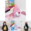 Детская нагрудная сумка Hello Kitty Kuromi Melody с полиэстеровым материалом и дышащим дизайном для ежедневного использования в детском саду
