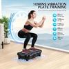 Vibration Plate Machine 330lbs Capacity - 8 Mode Lymphatic Drainage & Full Body Workout, Fitness Shaker for Body Toning (Black)