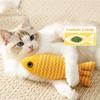 Игрушка для кошек и рыбок Catnip Pets Supplies for Cute Cat Toys Интерактивная симуляция скрежета зубов Fish Cat Mint Fidget Toy для котенка